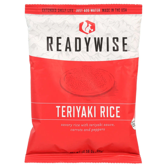 Ready Wise Teriyaki & Chicken 20 Serving, Shelf-Stable, Emergency Meal