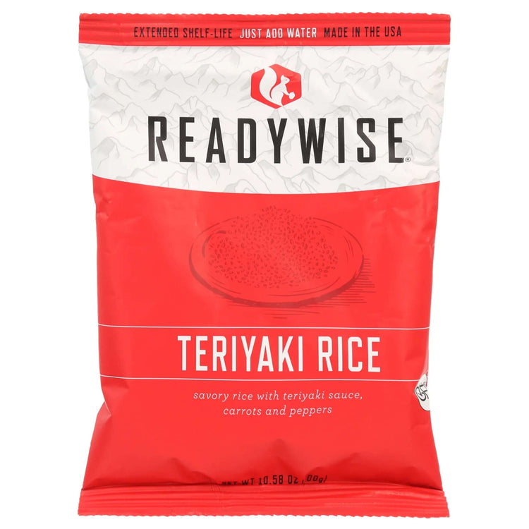 Ready Wise Teriyaki & Chicken 20 Serving, Shelf-Stable, Emergency Meal