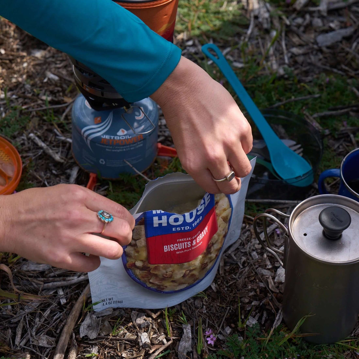 Biscuits & Gravy, Freeze-Dried Camping & Backpacking Food, 2 Servings