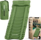 Lightweight & Compact Camping Gear – Sleeping Pads & Bags with Built-In Pillows for Outdoor Comfort, Waterproof & Tear-Resistant Design, Perfect for Hiking, Backpacking, Couples & Solo Use