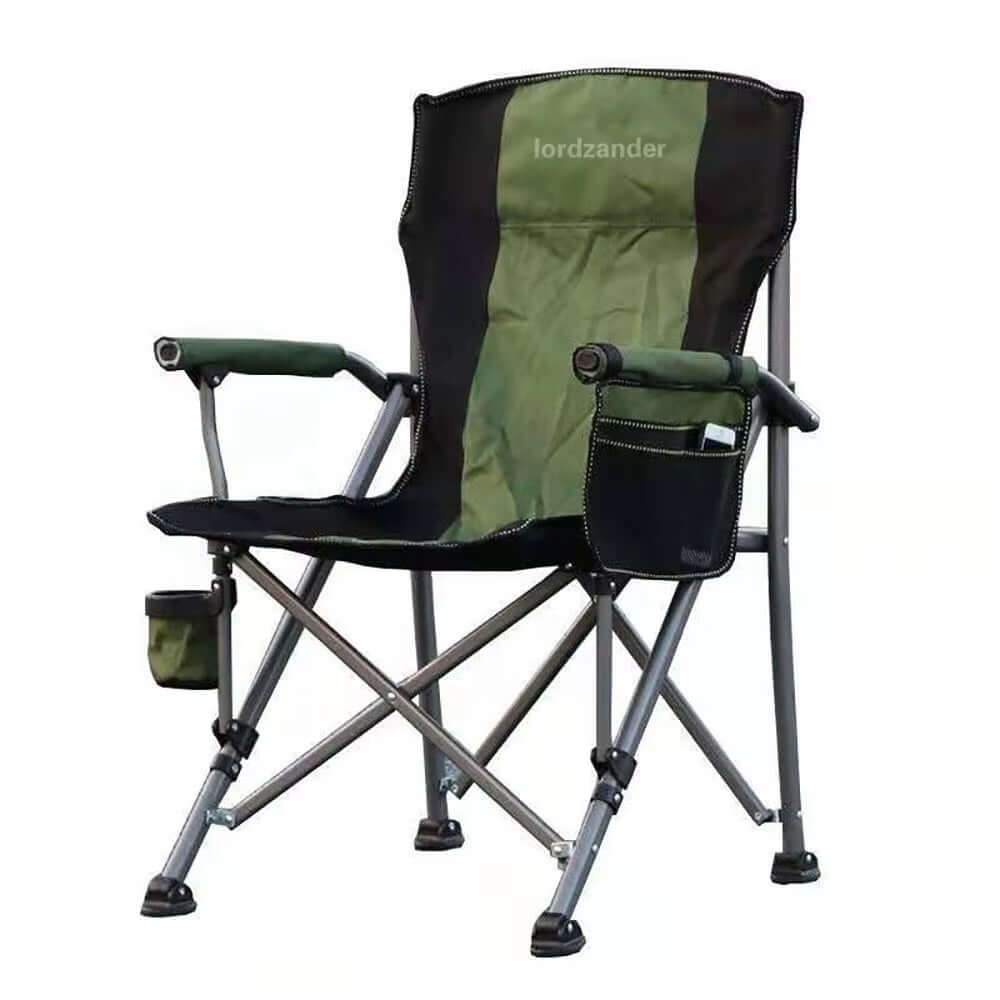 Lordzander Camping Furniture Portable Light Barbecue Fishing Beach Foldable Outdoor Folding Camping Chair