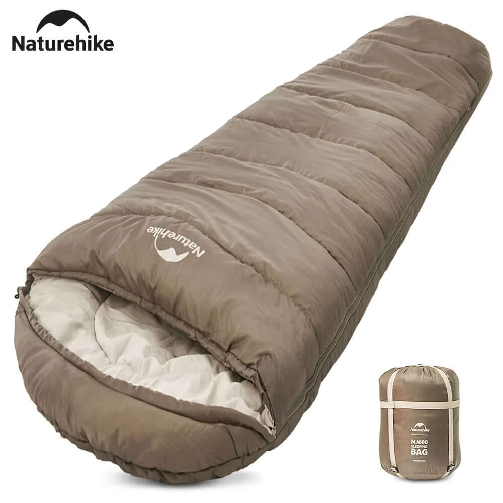 MJ600 Sleeping Bag Portable Waterproof 4 Season Cotton Sleeping Bag Outdoor Hiking Travel Camping Sleeping Bag