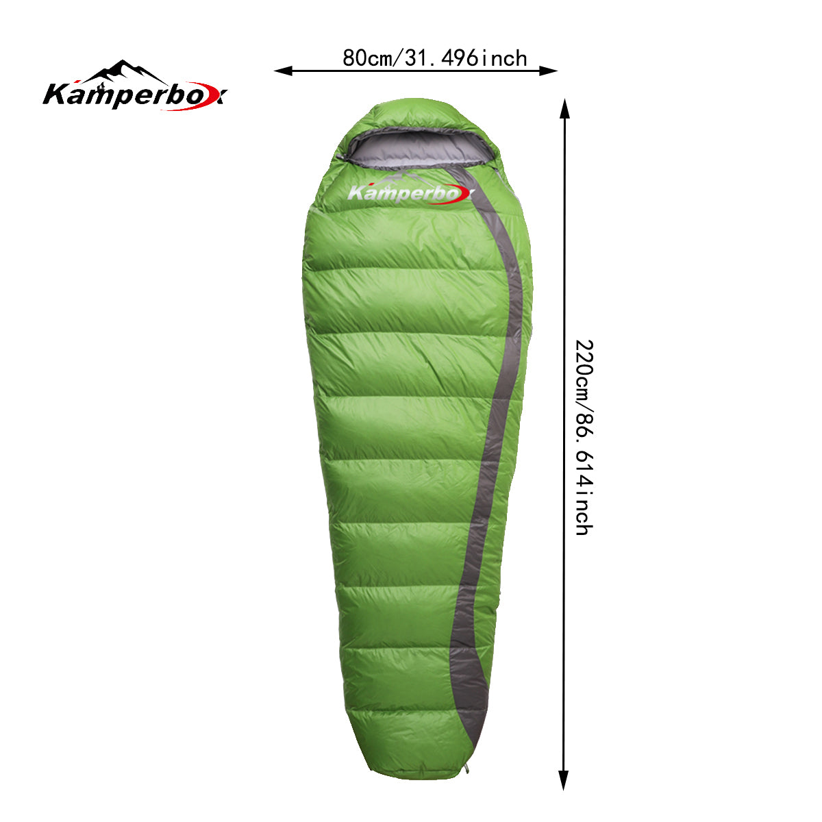 Kamperbox down Sleeping Bag Ultralight Sleeping Bag Winter Sleeping Bag Camping Equipment Lightweight Sleeping Bag Camping