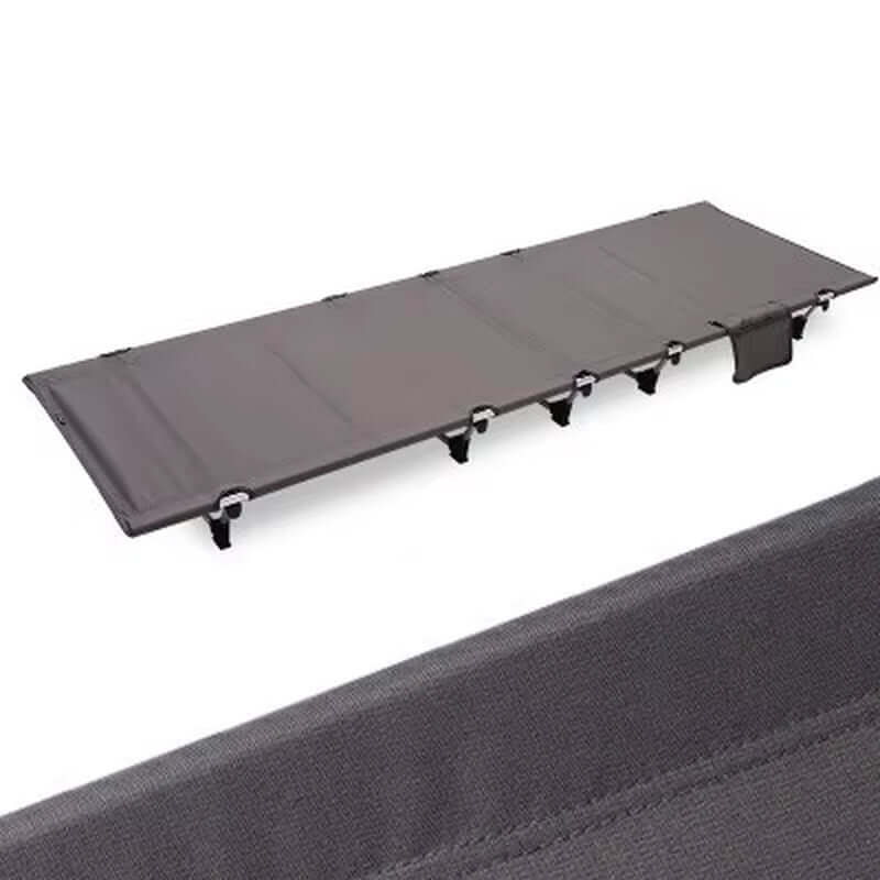 Light Weight Folding Bed Portable Lunch Break Camping Bed Simple Leisure Alloy Heightened Camp Cot