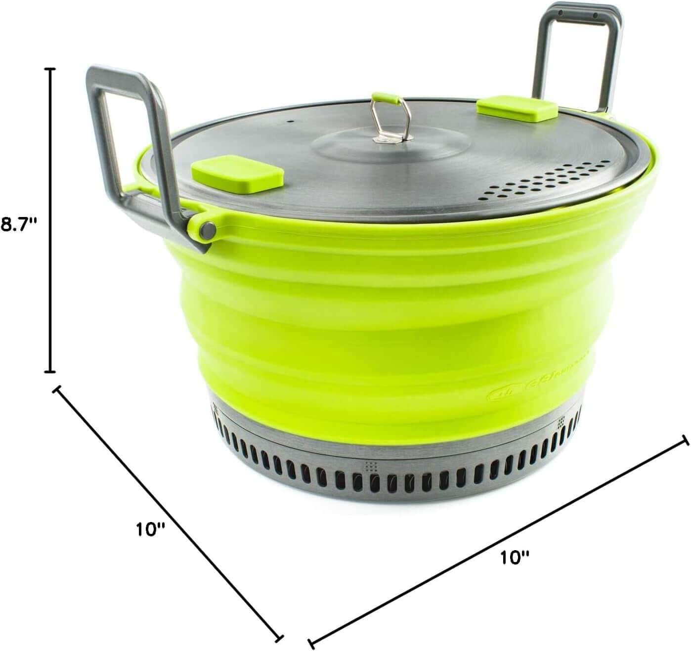 , Escape Collapsible Cooking Pot for Backpacking and Camping