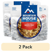 (2 Pack)  Biscuits & Gravy, Freeze-Dried Camping & Backpacking Food, 2 Servings