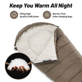 MJ600 Sleeping Bag Portable Waterproof 4 Season Cotton Sleeping Bag Outdoor Hiking Travel Camping Sleeping Bag