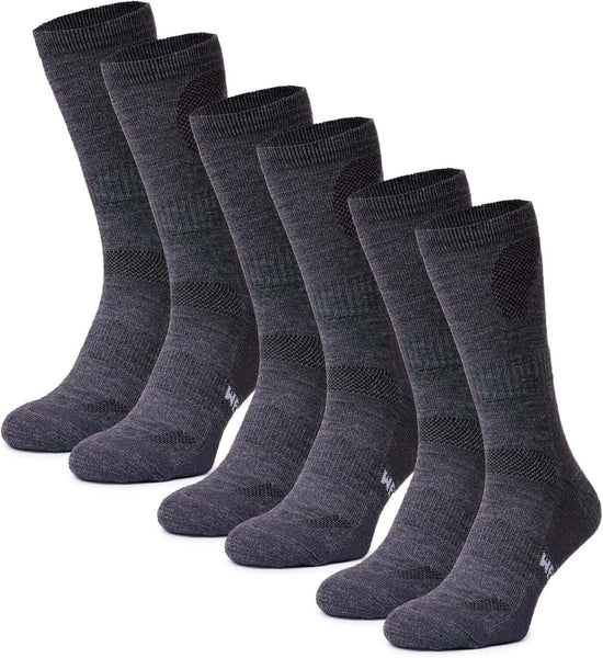 Merino Wool Socks for Women and Men - Merino Wool Hiking Socks Crew Style