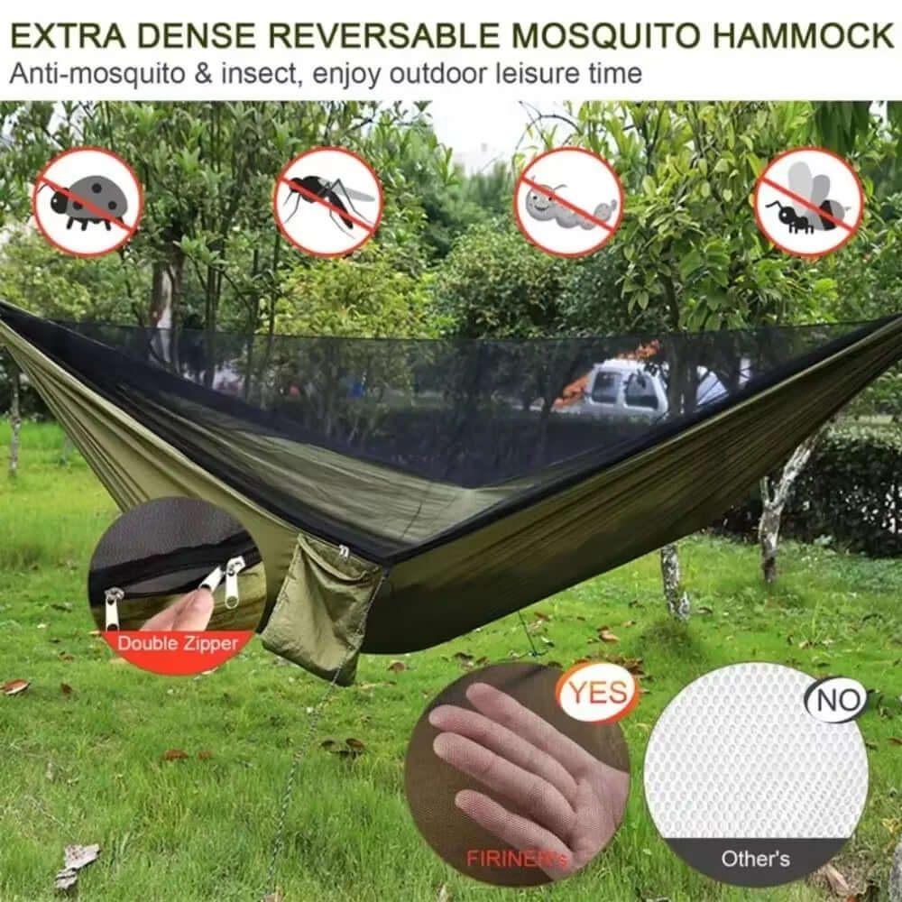 Camping Hammock with Mosquito Net Sleeping Tent Hammock Suitable Camping Hammock Outdoor Furniture for Garden