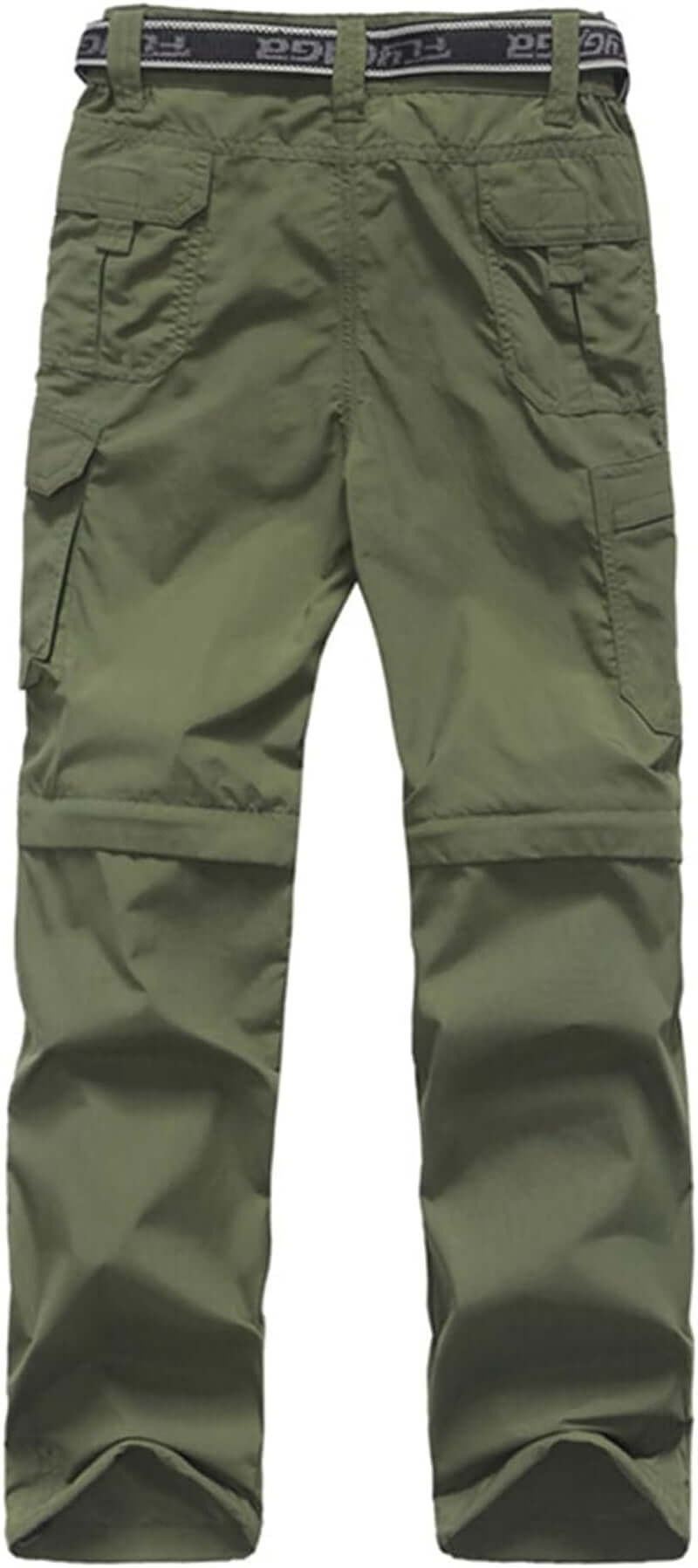 Boy’S Scout Pants Convertible Hiking Quick Dry Zip off Pants Outdoor Climbing Casual Trouser Kids Youth Cargo Pants