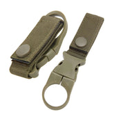 Carabiner Outdoor Hike Water Bottle Buckle Holder Tool Molle Attach Webbing Backpack Hanger Hook Camp Clip Hang Clasp